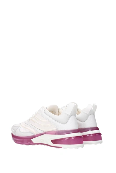 Shop Givenchy Sneakers Giv 1 Leather White Fuchsia