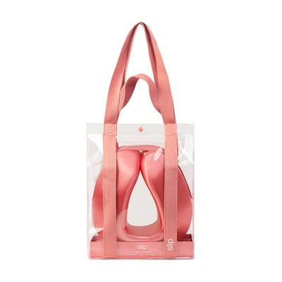 Slip Pure Silk Jet Setter Travel Pillow In Blush