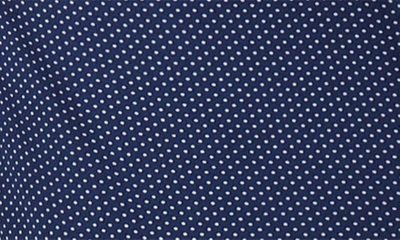 Tom Baine Slim Fit Short Sleeve Performance Stretch Button-up Shirt In Navy Blue