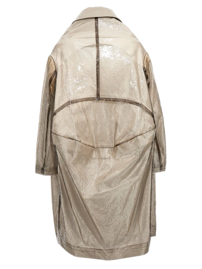 Comme Des Garçons Oversized Trench Coat Shiny Finish