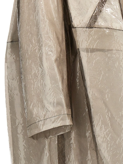 Shop Comme Des Garçons Oversize Texture Trench Coat Coats, Trench Coats Gray