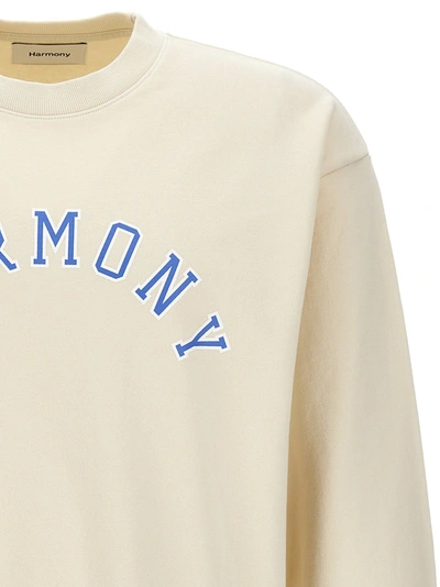 Shop Harmony Sael Varsity Sweatshirt White
