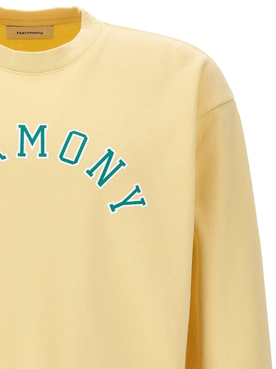 Shop Harmony Sael Varsity Sweatshirt Yellow