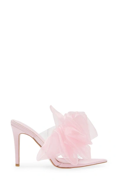 Shop Azalea Wang Capable Pointed Toe Sandal In Pink