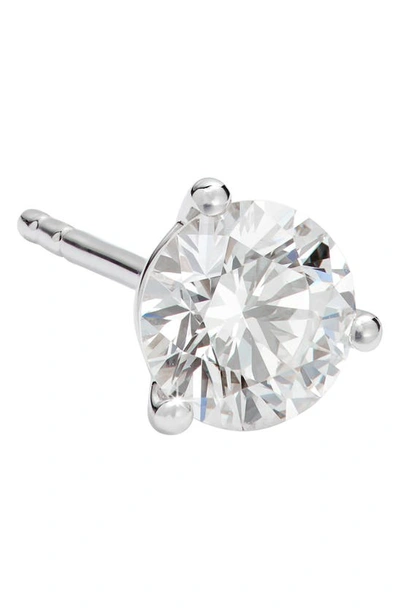 Shop Lightbox 1.5-carat Round Lab Grown Diamond Stud Earrings In White/ 14k White Gold