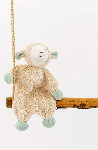 Shop Under The Nile Snuggle Sheep Organic Cotton Stuffed Animal In Natural