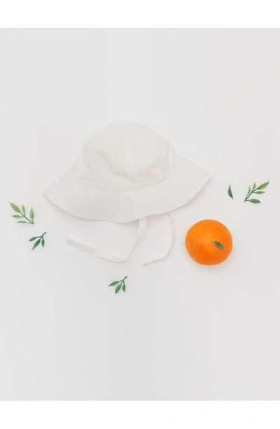 Shop Under The Nile Cotton Poplin Sun Hat In White