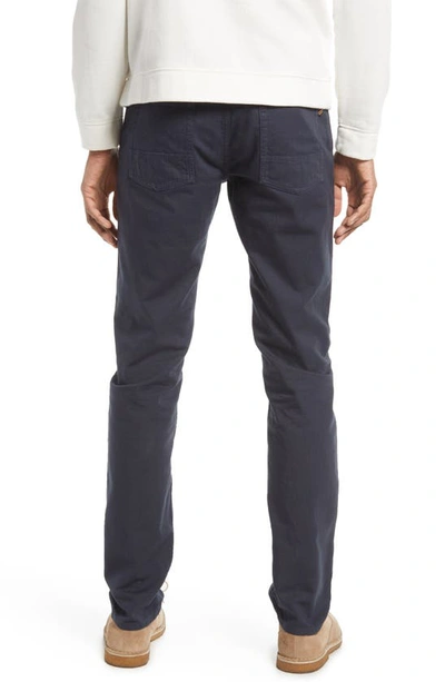 Shop Billy Reid Cotton & Linen Blend Pants In Carbon Blue