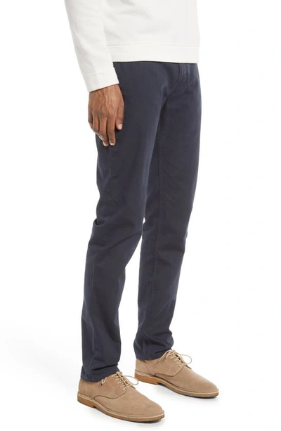 Shop Billy Reid Cotton & Linen Blend Pants In Carbon Blue