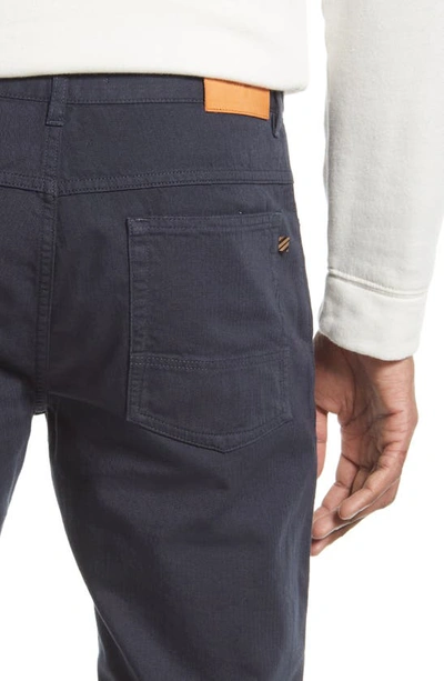 Shop Billy Reid Cotton & Linen Blend Pants In Carbon Blue