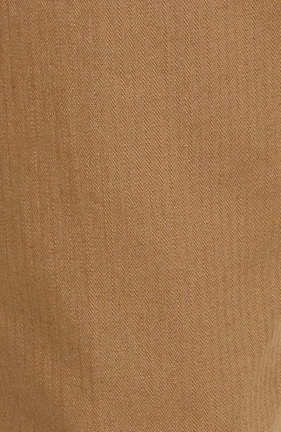 Billy Reid Cotton & Linen Blend Pants In Dark Tan