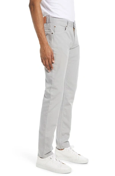 Billy Reid Cotton Linen 5 Pocket Pant In Quarry
