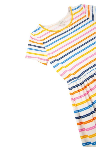 Shop Peek Aren't You Curious Kids' Stripe Fit And Flare Dress In Multi