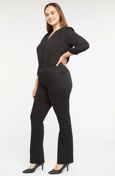 Nydj Marilyn Straight Jean In Black Rinse