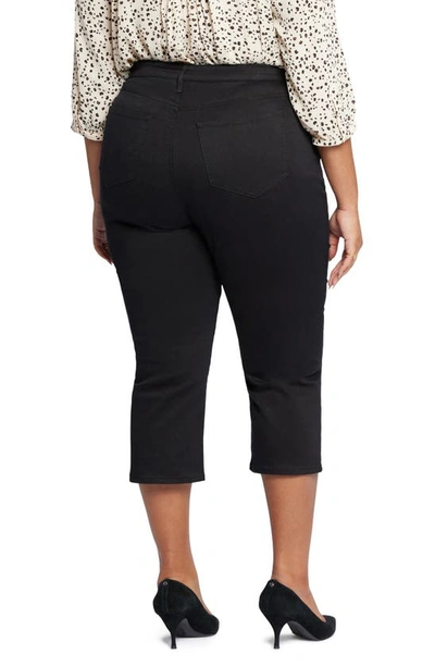 Shop Nydj Joni High Waist Capri Jeans In Black