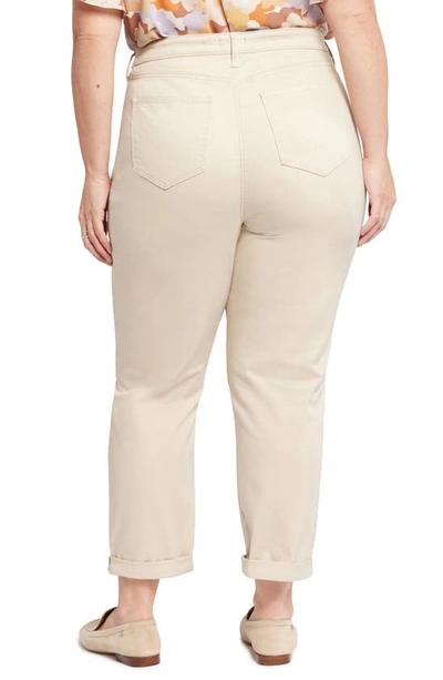 Nydj Margot High Waist Girlfriend Jeans In Feather