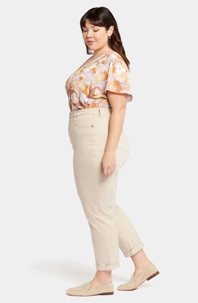 Nydj Margot High Waist Girlfriend Jeans In Feather