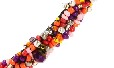 L Erickson Positano Headband In Pink Multi