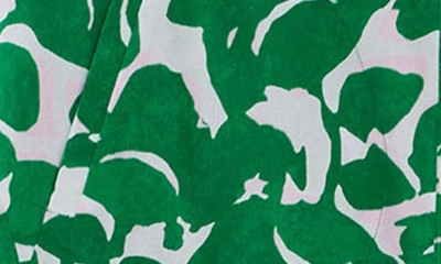 Diane Von Furstenberg Caleb Oversize Button-up Shirt In Flora Nocturna Green