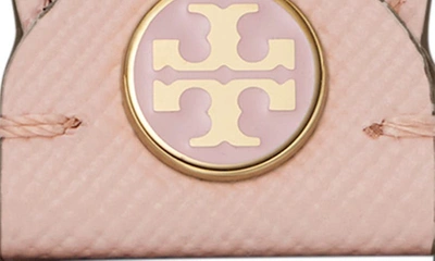 Shop Tory Burch Braided Leather 20mm Apple Watch® Watchband In Pink