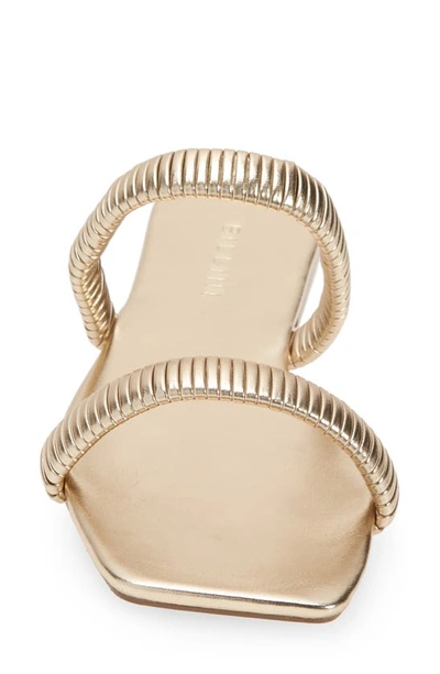 Shop Billini Fraley Slide Sandal In Antique Gold