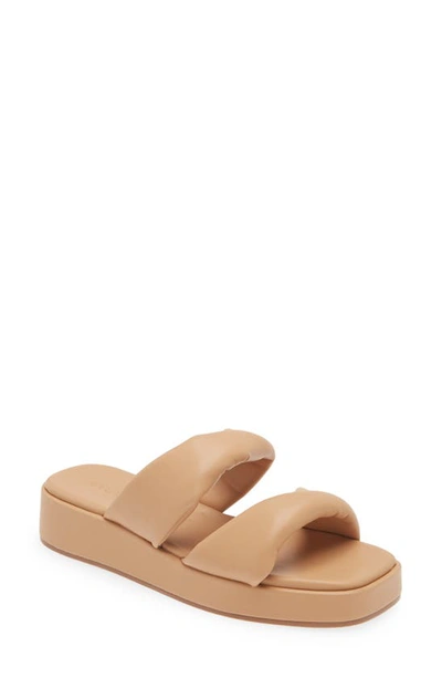 Shop Billini Cory Platform Slide Sandal In Desert