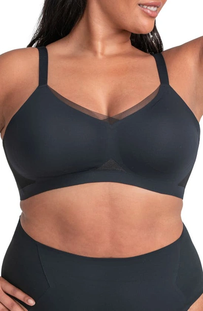 Shop Honeylove Crossover Wireless Bra In Vamp