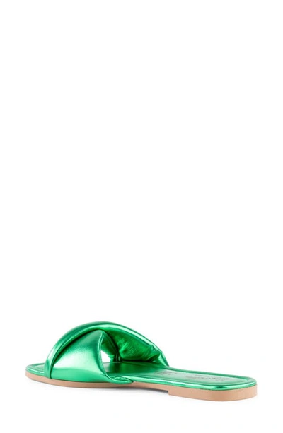 Shop Seychelles Breath Of Fresh Air Slide Sandal In Emerald