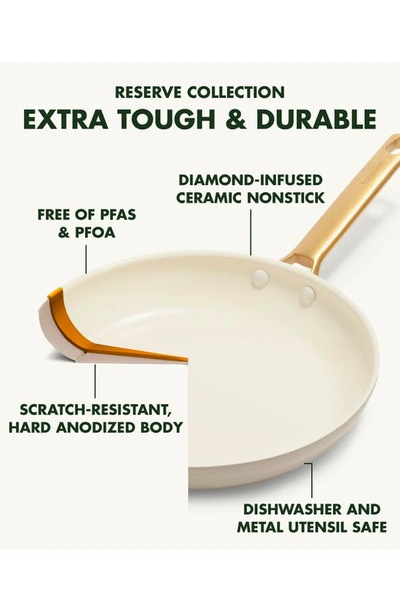 Greenpan Reserve 3-piece Frying Pan Set In Taupe