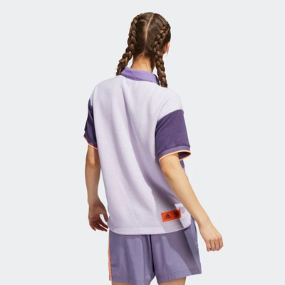 Shop Adidas Originals Women's Adidas Hoop York City Shooting Shirt In Purple