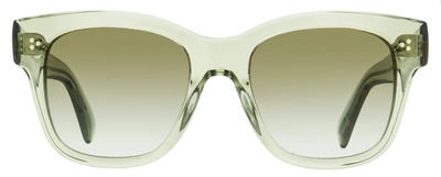 Shop Oliver Peoples Unisex Melery Oversized Sunglasses Ov5442s 16408e Washed Sage 54mm In White