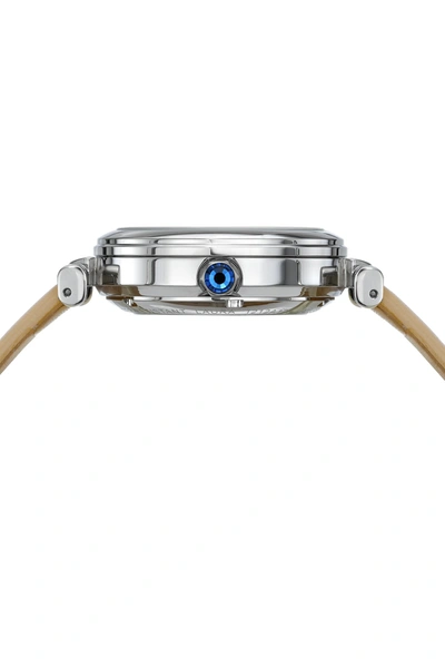 Porsamo Bleu Laura Women's Automatic Watch With Mother Of Pearl Dial, 1212alal In Silver