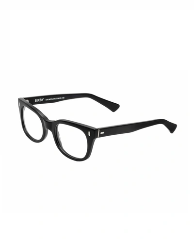 Shop Caddis Bixby Reading Glasses - 1.00 In Matte Black In White