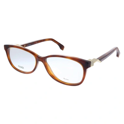 Shop Fendi Ff 0233 086 54mm Womens Square Eyeglasses 54mm In White