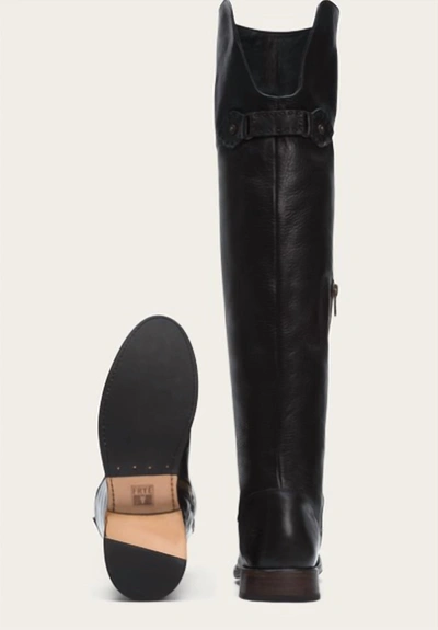 Frye melissa stud back zip wide calf top