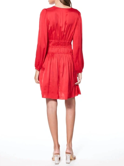 Shop Young Fabulous & Broke Salome Dress In Rebel Red In Pink