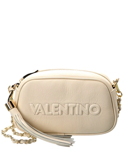 Valentino By Mario Valentino Bella Embossed Leather Crossbody In White |  ModeSens