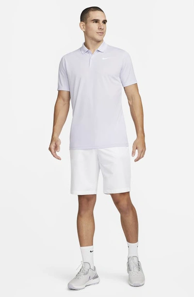 Shop Nike Dri-fit Victory Golf Polo In Oxygen Purple/ White