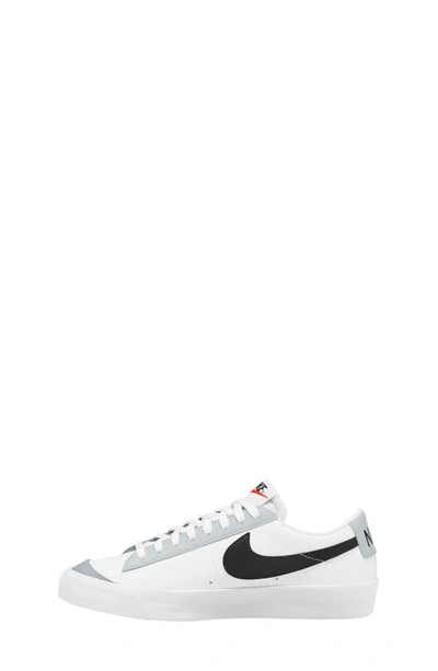 Shop Nike Kids' Blazer Low '77 Low Top Sneaker In Pure Platinum/ Black/ White