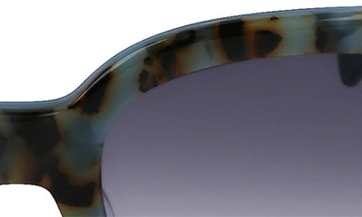 Longchamp 52mm Gradient Tea Cup Sunglasses In Aqua Havana
