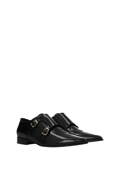 Shop Dior Lace Up And Monkstrap Leather Black