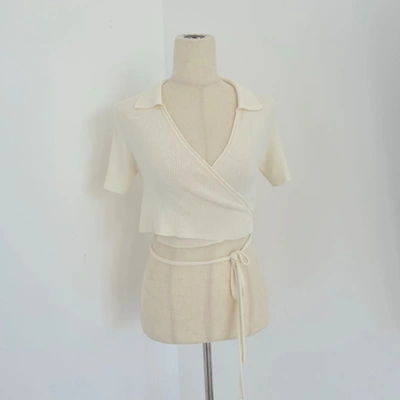 Pre-owned Jacquemus Wrap Crop Top