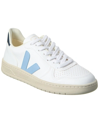 Shop Veja V-10 Leather Sneaker In White