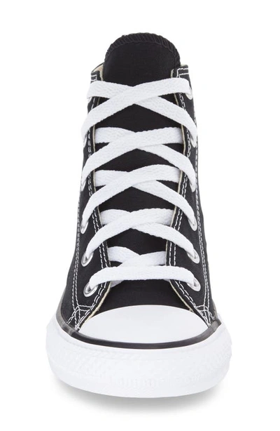 Shop Converse Kids' Chuck Taylor® All Star® High Top Sneaker In Black