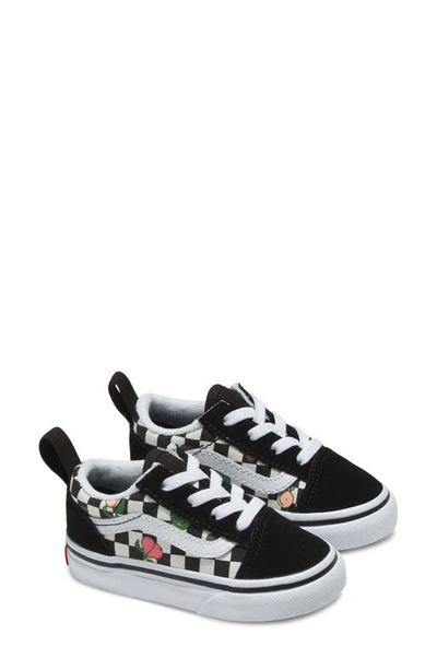 Vans Kids' Old Skool Trainer In Fruit Checkerboard Black |