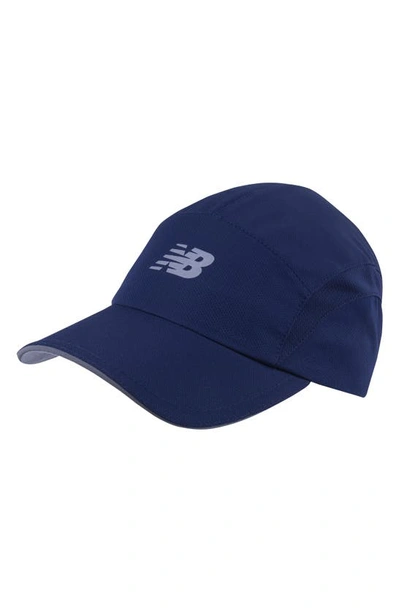 Shop New Balance Five-panel Performance Hat In Team Navy