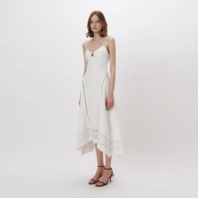 Shop Jonathan Simkhai Valeria Dress In White