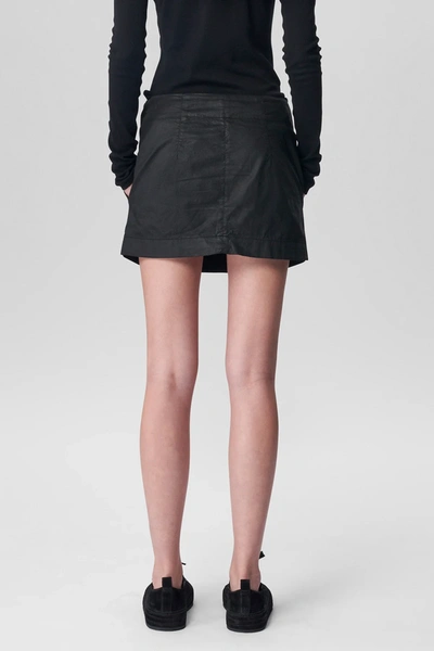Shop Ann Demeulemeester Women Magdalena Slouchy Waist Mini Skirt In 099 Black