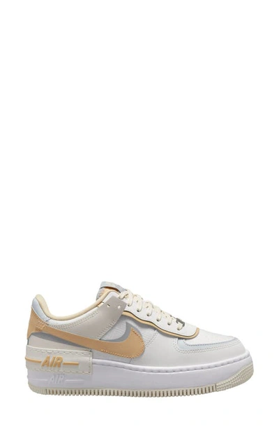 Shop Nike Air Force 1 Shadow Sneaker In Summit White/ Sesame-wolf Grey