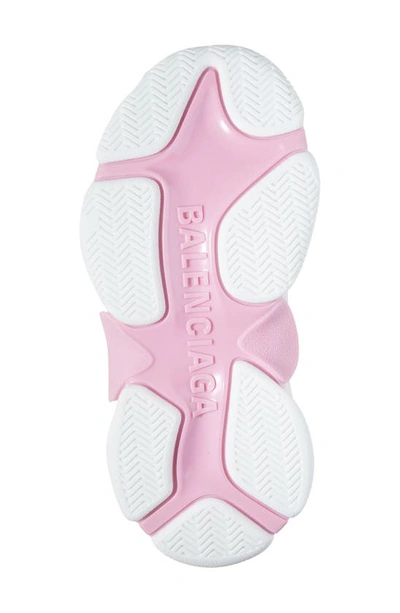 Shop Balenciaga Triple S Sneaker In Light Pink/ White